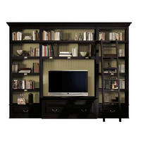 WOHNWAND UrbanClass 3-teilig  in Creme, Schwarz  311/238,5/52-46,5 cm  - Creme/Schwarz, LIFESTYLE, Holz/Metall (311/238,5/52-46,5cm) - Livetastic