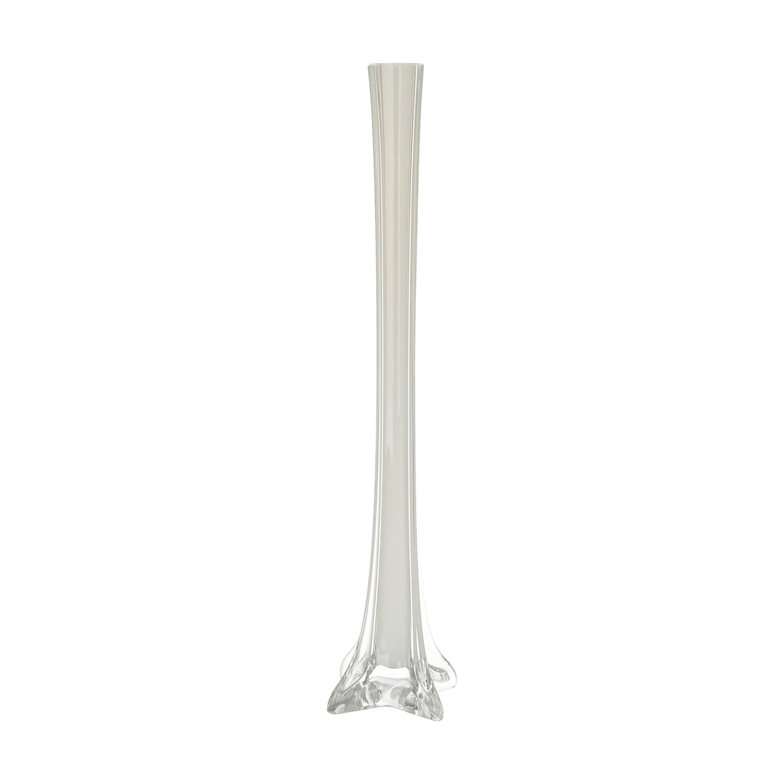 VAZĂ 50 cm  - gri deschis, Basics, sticlă (10/50/10cm) - Ambia Home