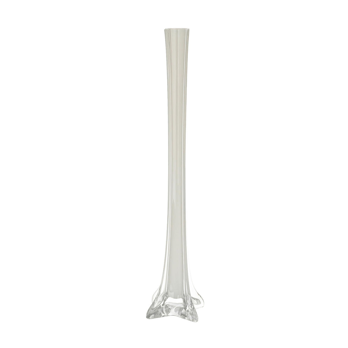 VAZĂ 50 cm  - gri deschis, Basics, sticlă (10/50/10cm) - Ambia Home