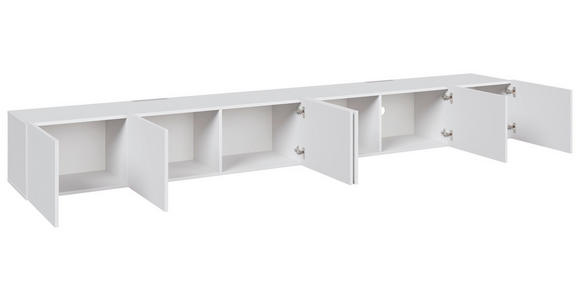 LOWBOARD  300/36,7/42 cm  Beimöbel erhältlich, umfangreiches Zubehör erhältlich, hängend, in verschiedenen Größen erhältlich  - Weiß, Design, Holzwerkstoff (300/36,7/42cm) - Hom`in