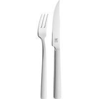 STEAKBESTECK ZWILLING DINNER 2-teilig  - Edelstahlfarben, Basics, Metall - Zwilling