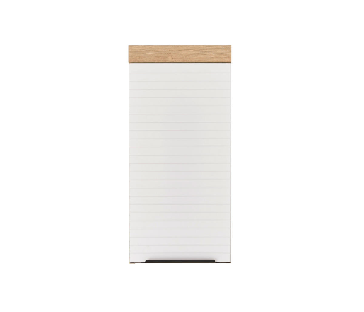 HÄNGESCHRANK 36/77/23 cm  - Eichefarben/Schwarz, Basics, Holzwerkstoff/Kunststoff (36/77/23cm) - MID.YOU