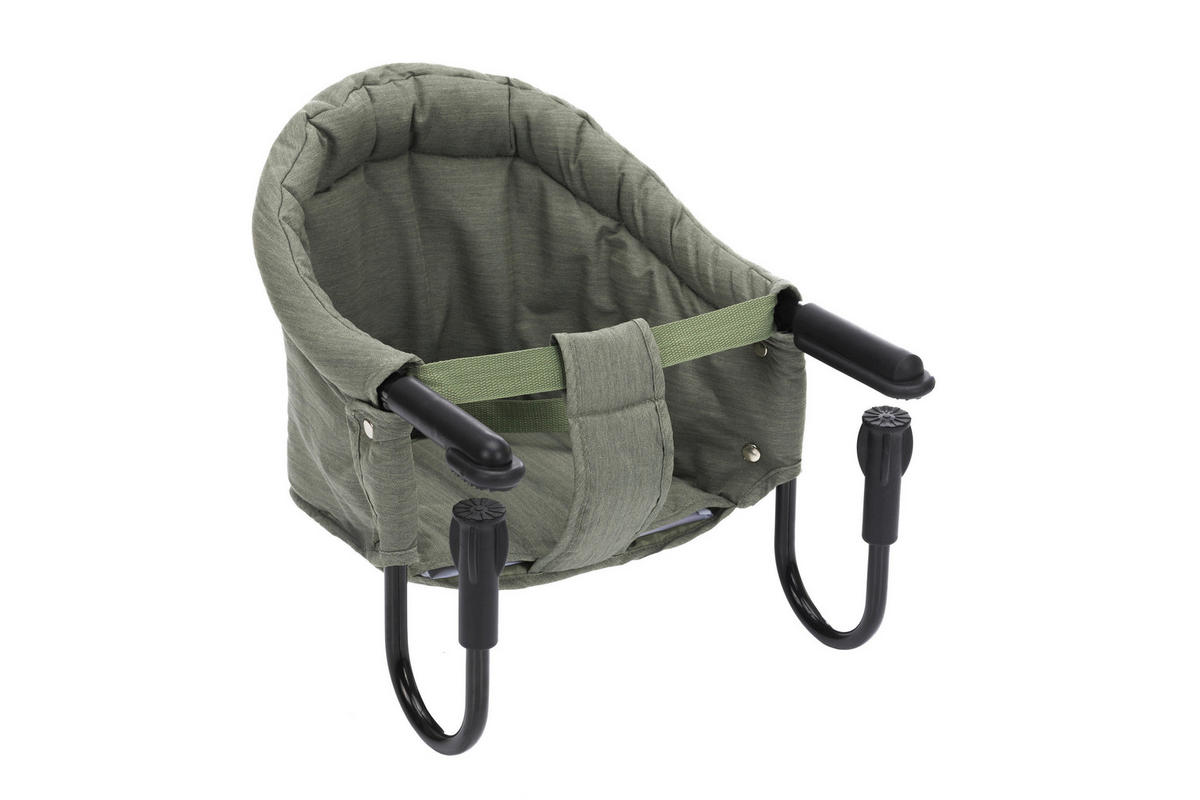 TISCHSITZ - Schwarz/Grün, Basics, Kunststoff/Textil (58,5/38/28,5cm) - My Baby Lou