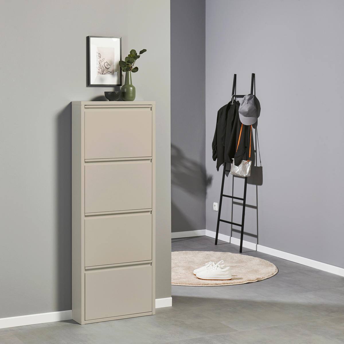 SCHUHKIPPER  in 51/137/16 cm  - Kaschmir, MODERN, Metall (51/137/16cm) - Boxxx