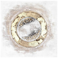 OLEJOMALBA, abstraktní, 30/30 cm  - vícebarevná, Lifestyle, kompozitní dřevo/textil (30/30cm) - Monee