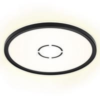 STROPNA LED-SVETILKA    2400 lm 4000 K 230 V  - črna/bela, Basics, umetna masa (29,3/2,8cm)
