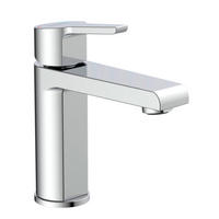 WASCHTISCHARMATUR 33810  - Chromfarben, Basics, Metall (5,5/16,0/15,0cm) - Schütte