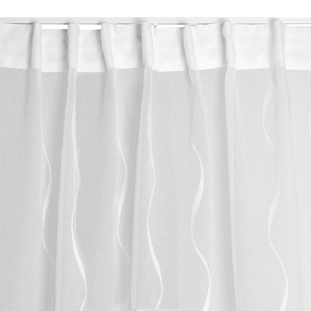 FERTIGVORHANG  transparent   140/280 cm  - Weiß, Basics, Textil (140/280cm)