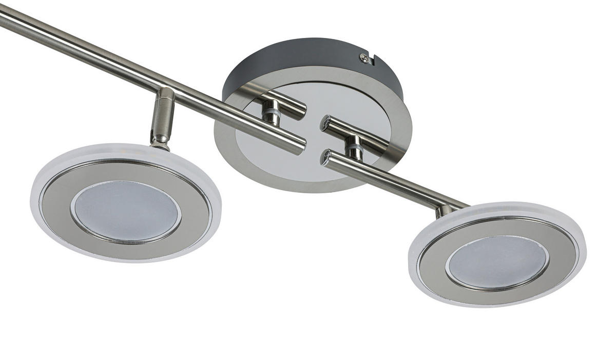 LED-SPOTLIGHT 82/17,5/13 cm   - kromfärg/nickelfärgad, Design, metall/plast (82/17,5/13cm) - Novel