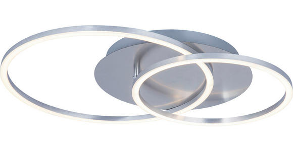 LED-DECKENLEUCHTE 54,7/40/7 cm - Alufarben, Design, Kunststoff/Metall (54,7/40/7cm) - Novel
