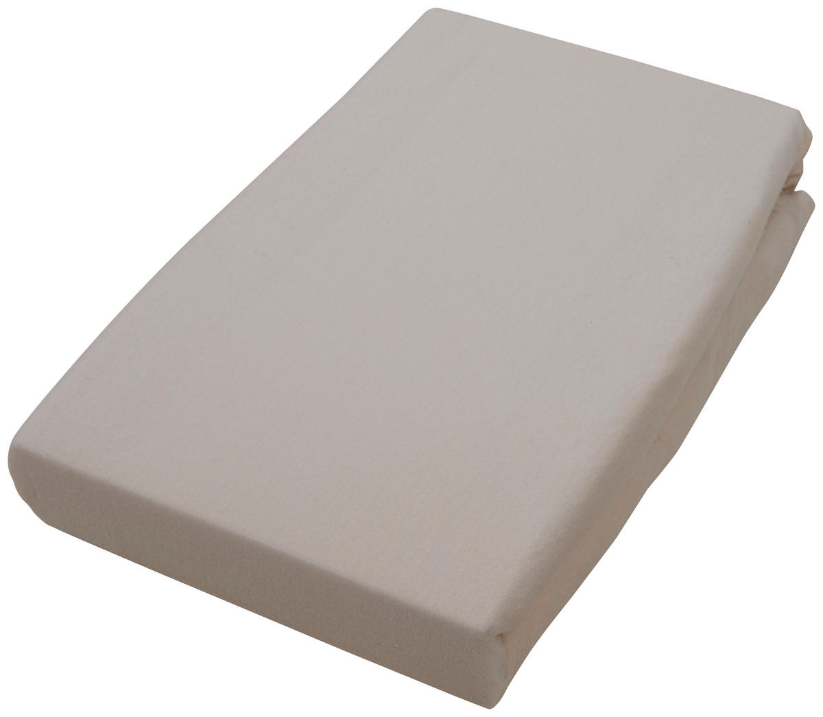 SPANNLEINTUCH 90-100/200 cm Jersey  - Sandfarben, Basics, Textil (90-100/200cm) - Bio:Vio