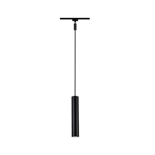 SCHIENENSYSTEM-HÄNGELEUCHTE URail 6,5/38,3 cm   - Schwarz, Basics, Metall (6,5/38,3cm) - Paulmann