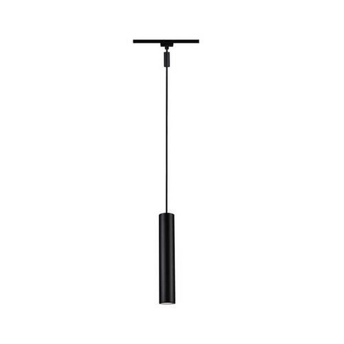SCHIENENSYSTEM-HÄNGELEUCHTE URail 6,5/38,3 cm   - Schwarz, Basics, Metall (6,5/38,3cm) - Paulmann