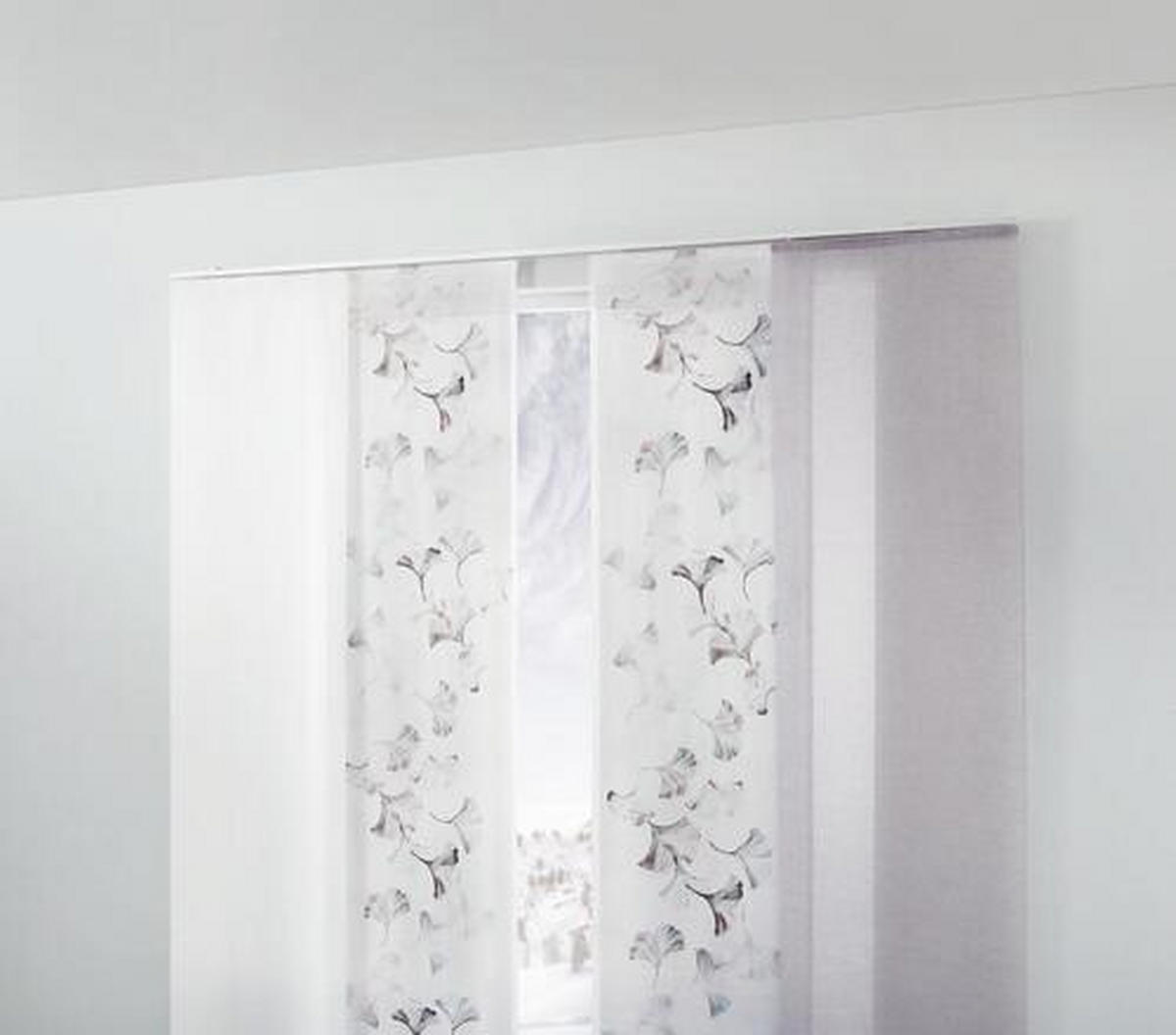 FLÄCHENVORHANG   transparent   60/245 cm  - Naturfarben, Design, Textil (60/245cm) - Novel