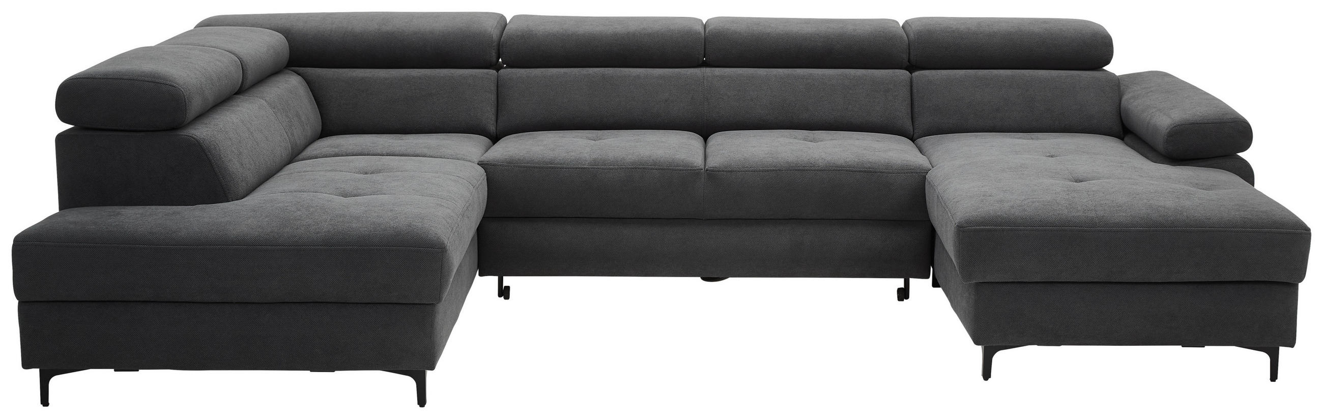 Stylife SEDACÍ SOUPRAVA, textil, barvy grafitu