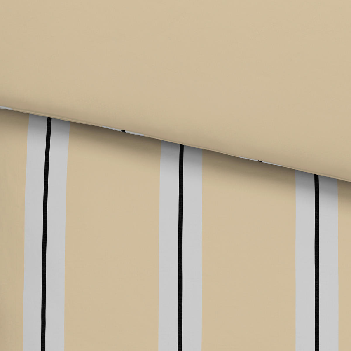 BETTWÄSCHE Stripes Renforcé 135/200 cm  - Beige, KONVENTIONELL, Textil (135/200cm) - Novel