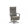 RELAXSESSEL in Textil Grau  - Schwarz/Grau, Design, Textil/Metall (76/110/83cm) - Beldomo Speed