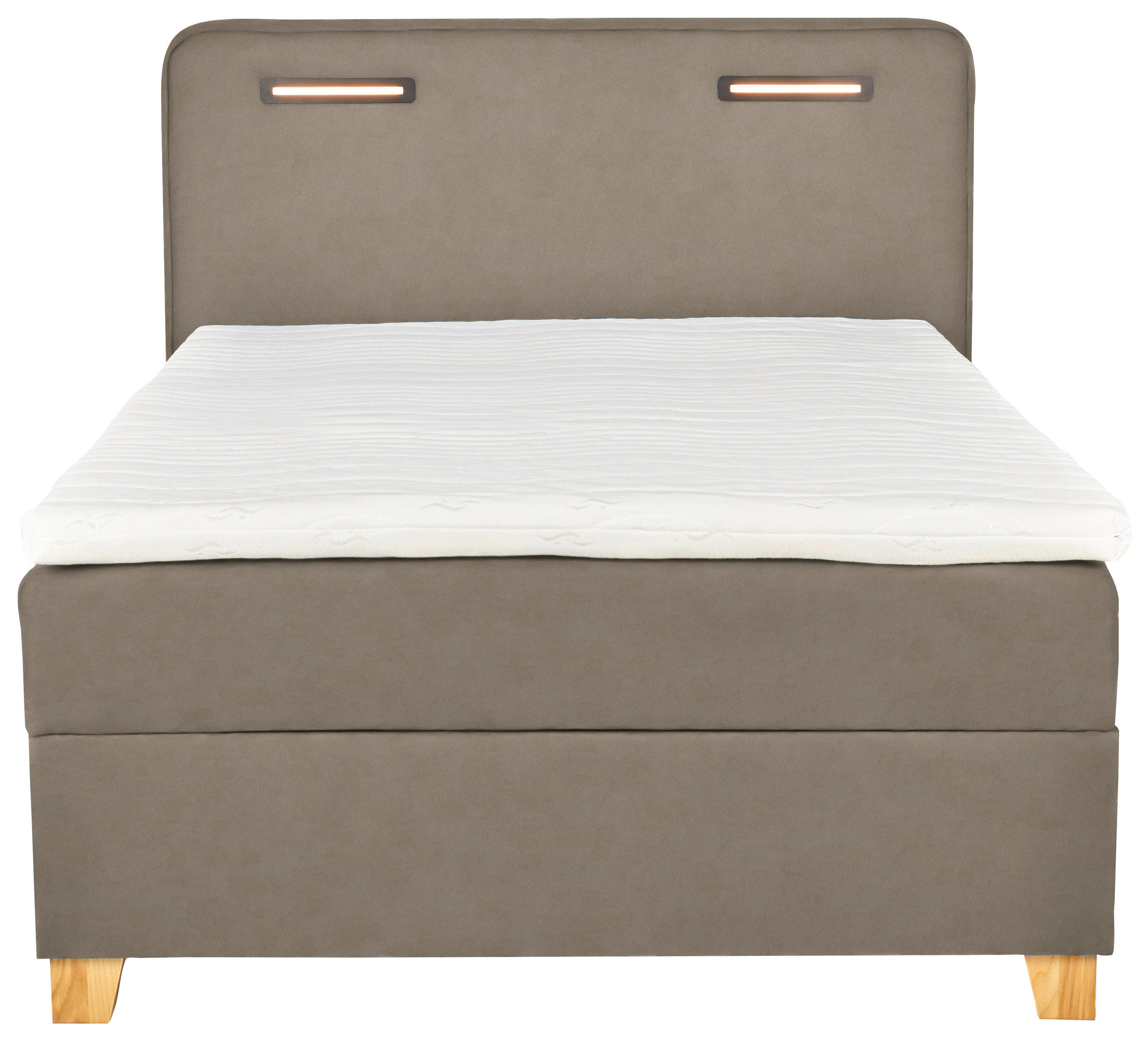 BOXBETT 100/200 cm  in Greige  - Türkis/Greige, Konventionell, Holz/Holzwerkstoff (100/200cm) - Moderano
