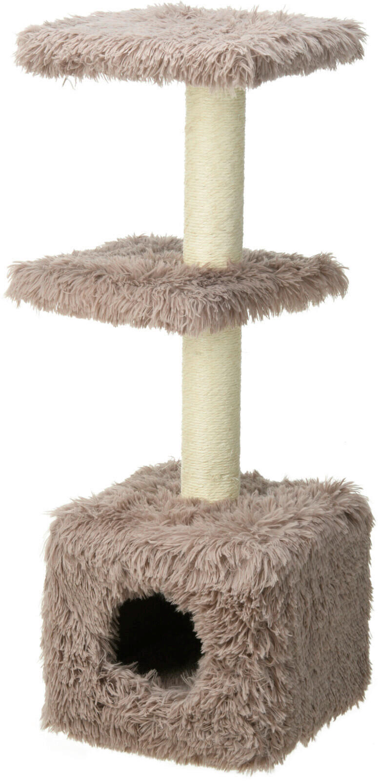 KRATZBAUM - Hellbraun/Creme, Basics, Textil (30/30/89cm)
