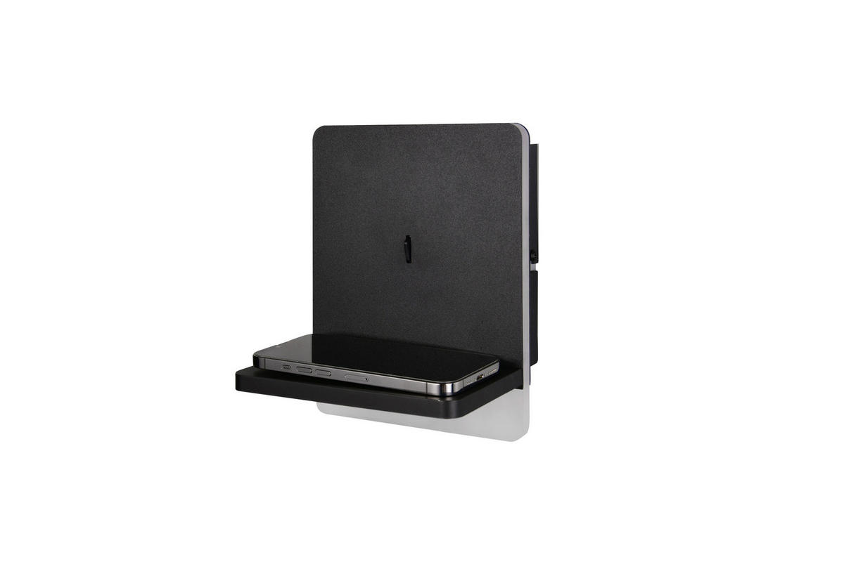 LED-WANDLEUCHTE   - Schwarz, Basics, Metall (20/16/14cm)