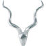 GEWEIH - Silberfarben, Design, Metall (90/108/15cm) GEWEIH - Silberfarben, Design, Metall (90/108/15cm)