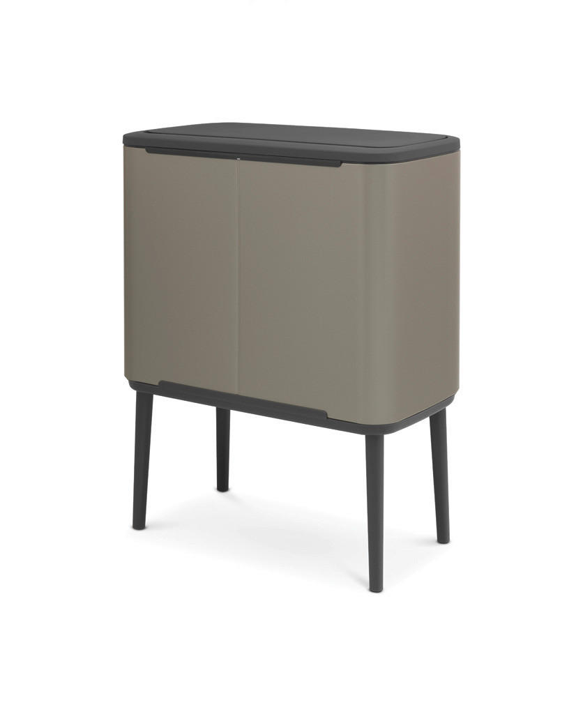 ODPADKOVÝ KOŠ  36 l - šedá/černá, Design, kov/plast (54/68/31,5cm) - Brabantia