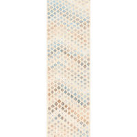 LÄUFER Ondea Zigira 80/250 cm  in Creme, Pastellblau, Cognac  - Pastellblau/Cognac, Trend, Kunststoff/Textil (80/250cm) - Lindorug