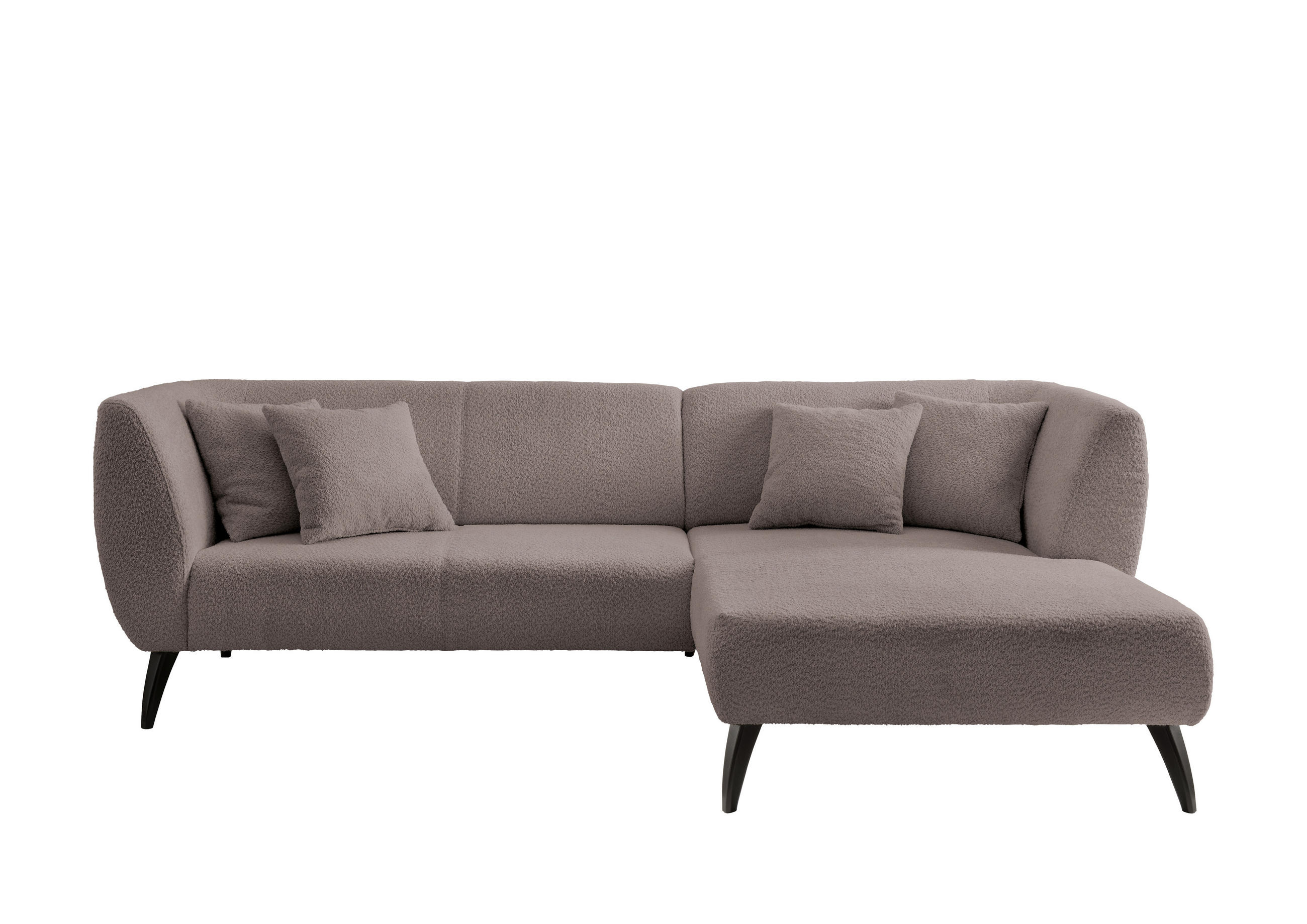 Mid.you Ecksofa Taupe 264x160 cm