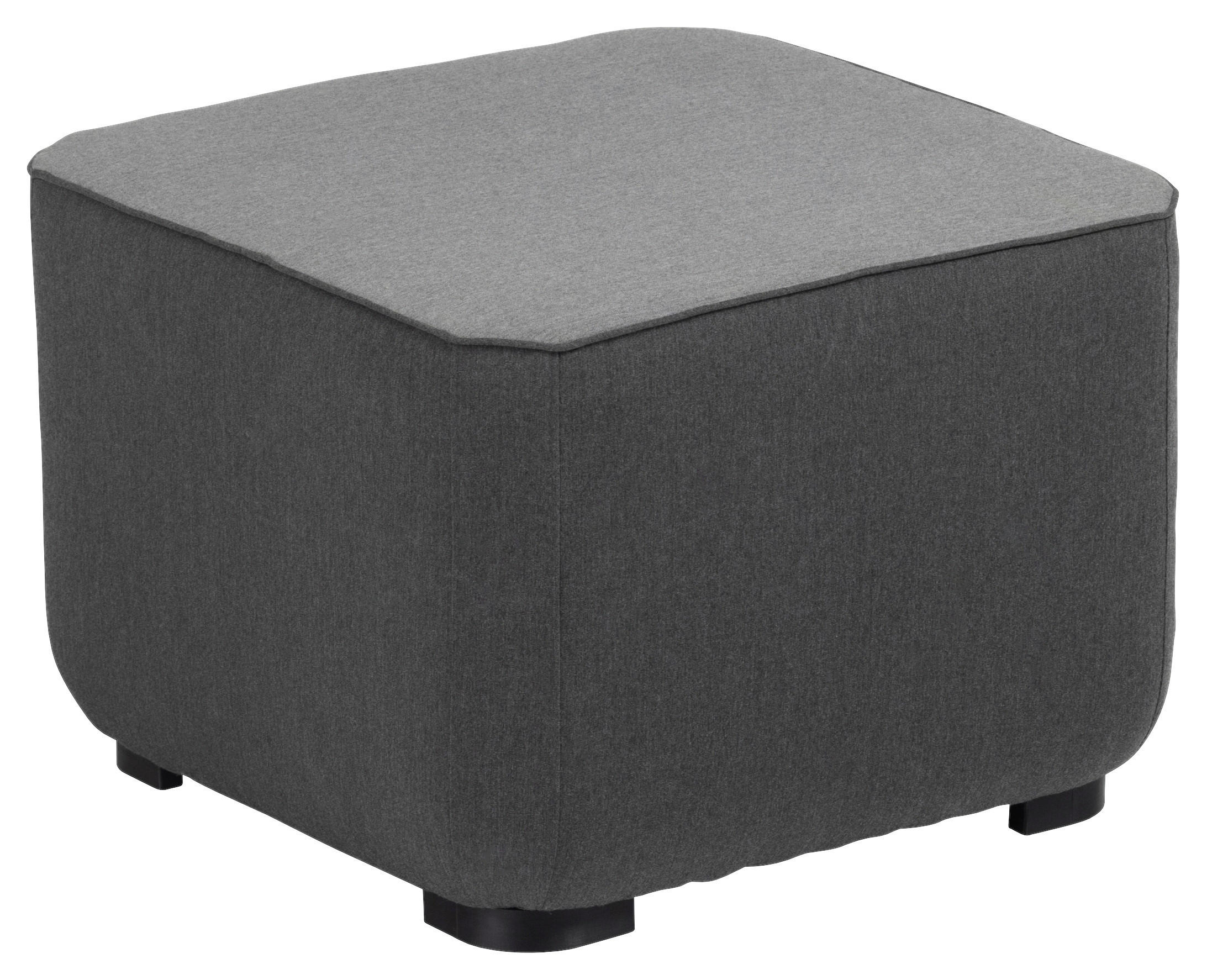 GARTENHOCKER  - Anthrazit/Grau, Basics, Textil/Metall (50/40/50cm) - Kettler