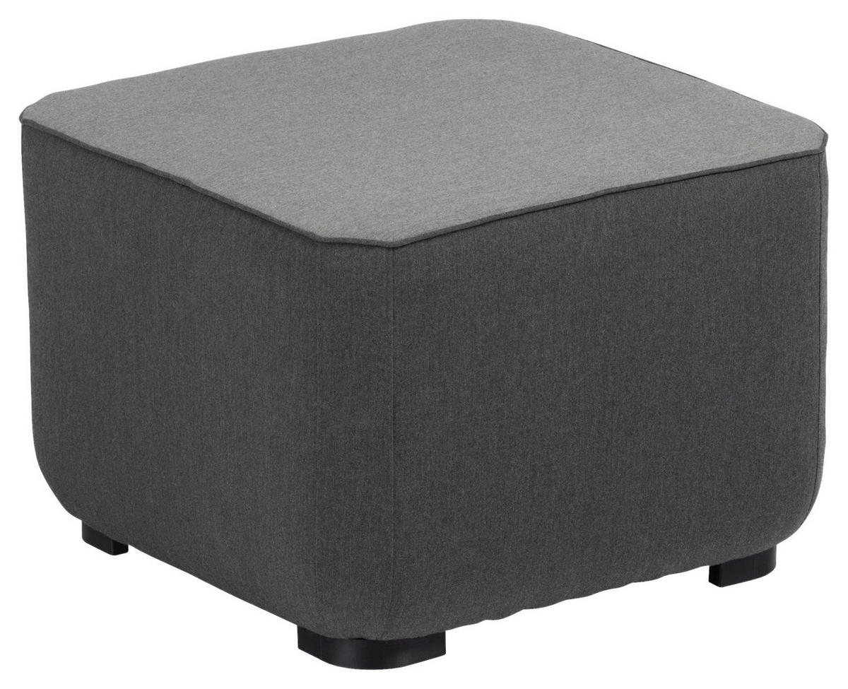 GARTENHOCKER  - Anthrazit/Grau, Basics, Textil/Metall (50/40/50cm) - Kettler