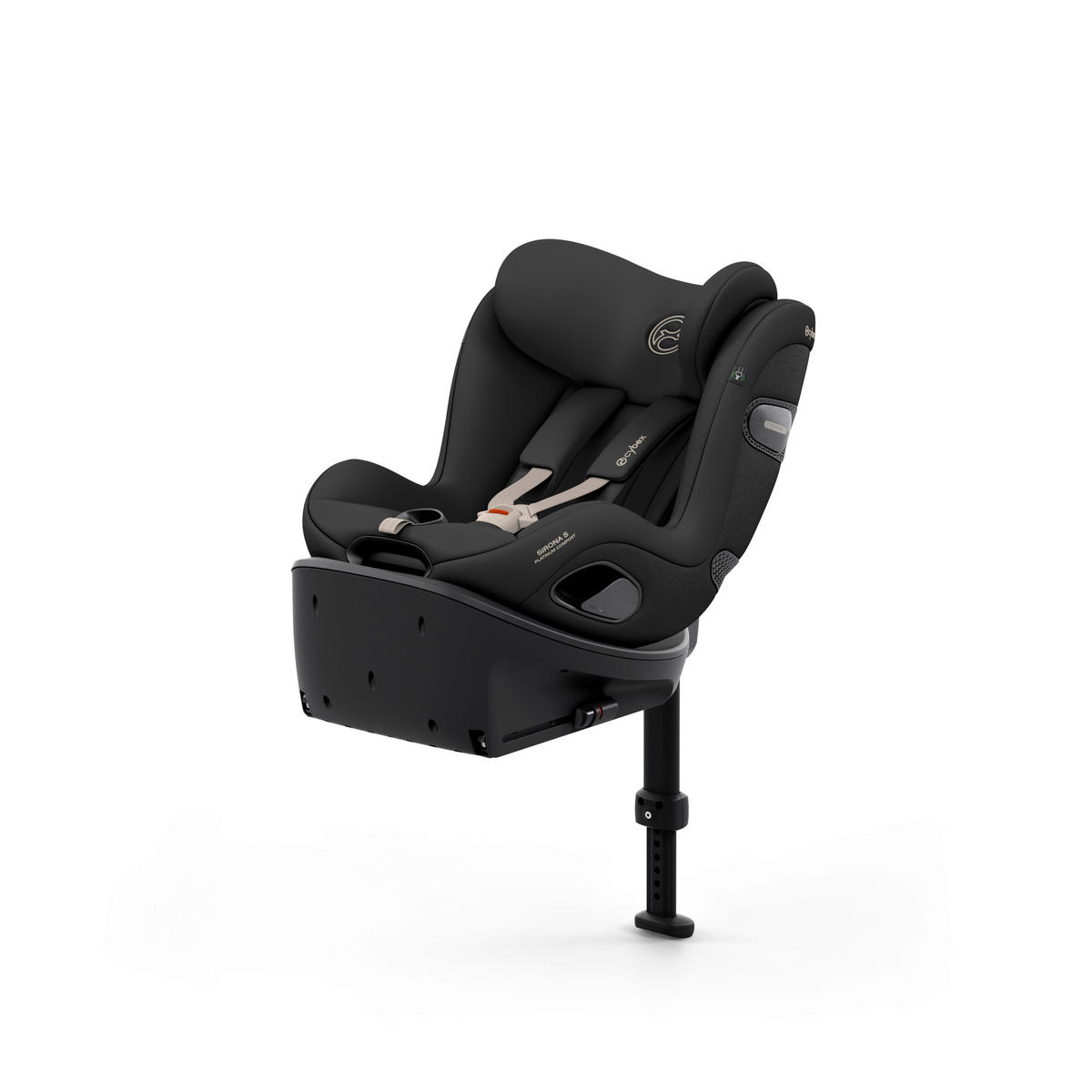 REBOARDER-KINDERSITZ Sirona S Sepia Black  - Schwarz, Basics, Kunststoff/Textil (53/45,5/49,5cm) - cybex PLATINUM