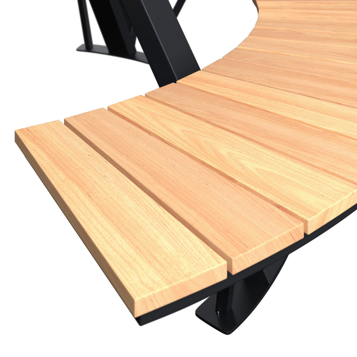 GARTENTISCHGRUPPE  - Schwarz/Teakfarben, MODERN, Holz/Metall (282/75/282cm) - Ambia Garden