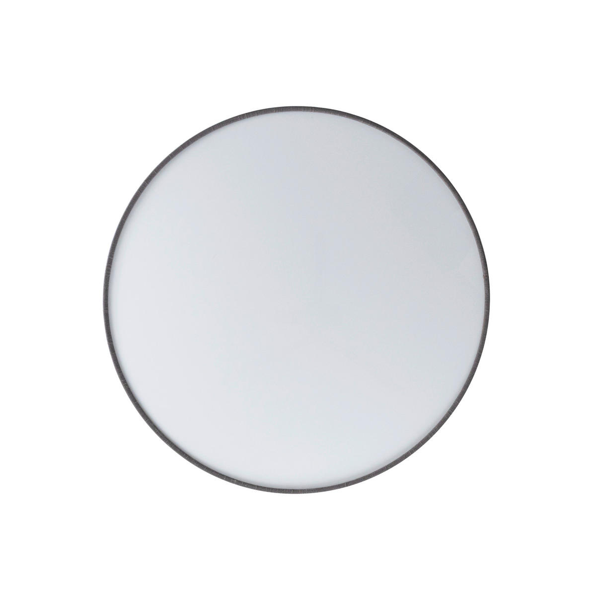 DECKENLEUCHTE  57/13 cm    - Weiß/Grau, Basics, Kunststoff/Textil (57/13cm) - Novel