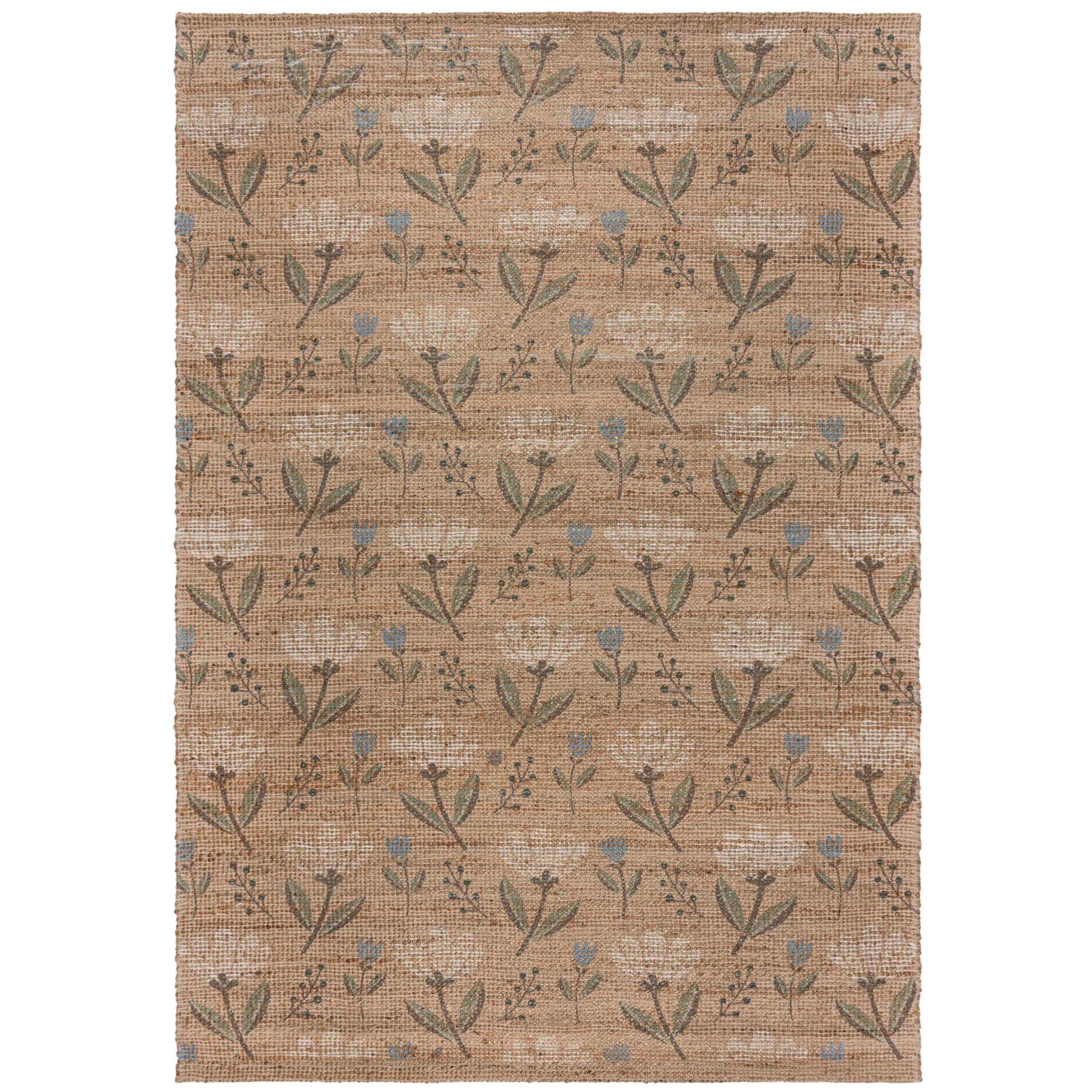 Juteteppich Arriana Jute Floral N 80x150