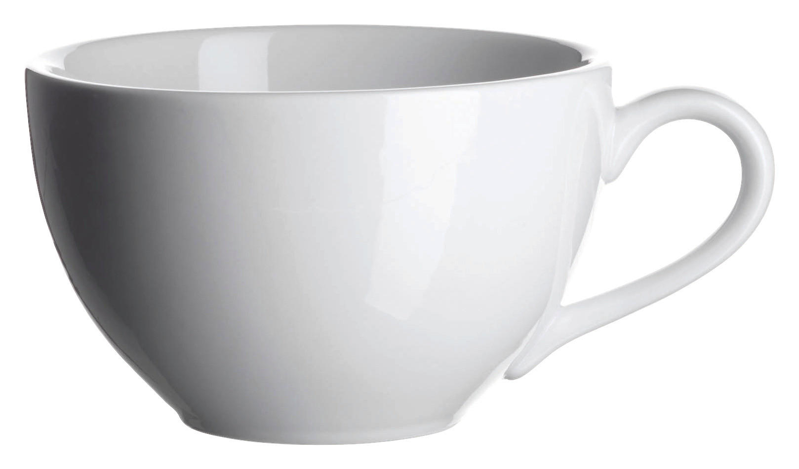 TASSE UND UNTERTASSE COLOMBIA - Weiß, Basics, Keramik - Mäser