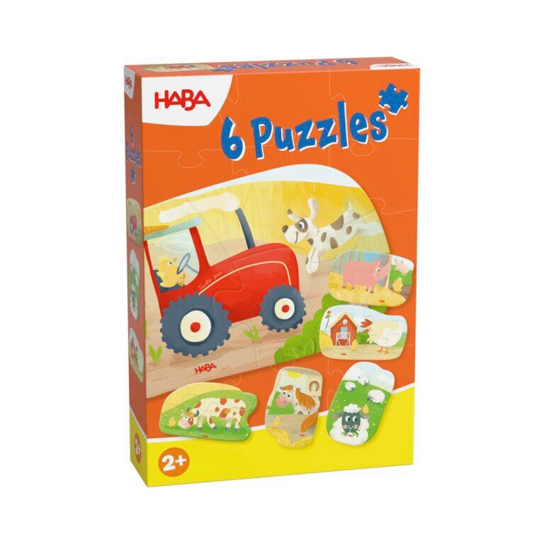 PUZZLE - Multicolor, Basics, Karton (23,3/12cm) - Haba