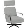 SESSEL in Flachgewebe, Bouclé Hellgrau  - Hellgrau/Schwarz, Design, Textil/Metall (71/103/91cm) - Koinor