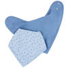 LÄTZCHEN 2-teilig  - Blau, Basics, Textil - Avelia