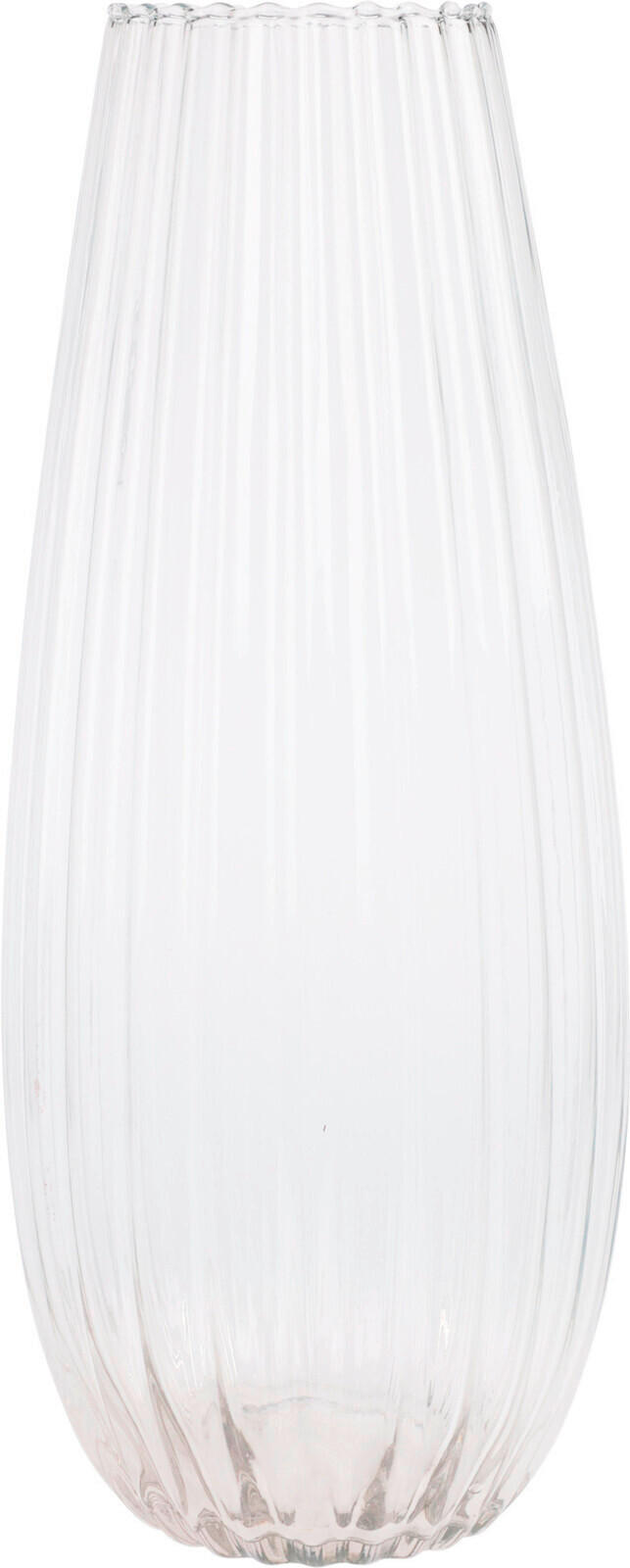 VASE  - Transparent, Basics, Glas (20/20/50cm)
