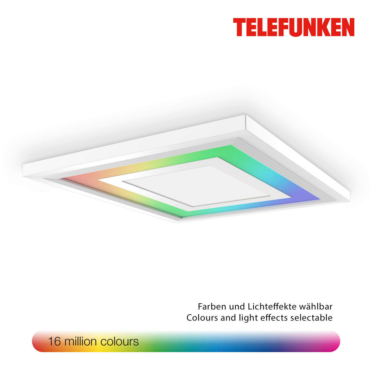 LED-PANEL   18 W/1600 lm/3000-6500 K// - bela, Trend, kovina/umetna masa (29,5/5,5cm)