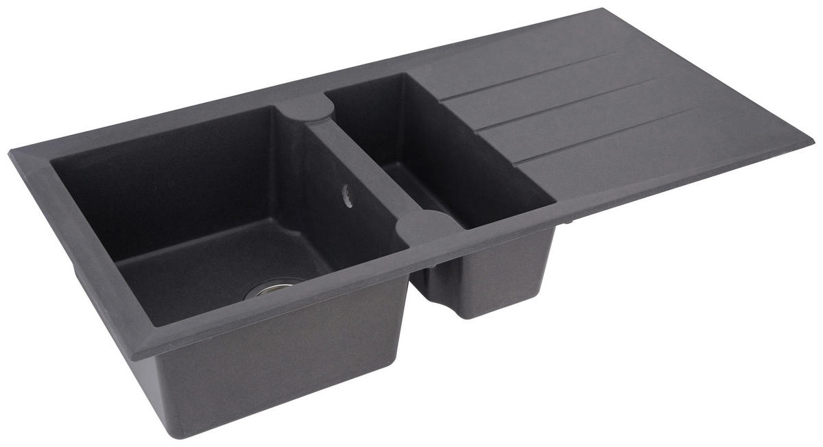 DISKHO 1712ALINEO100X50TG  - mörkgrå, Trend, sten (100/21/50cm) - Respekta