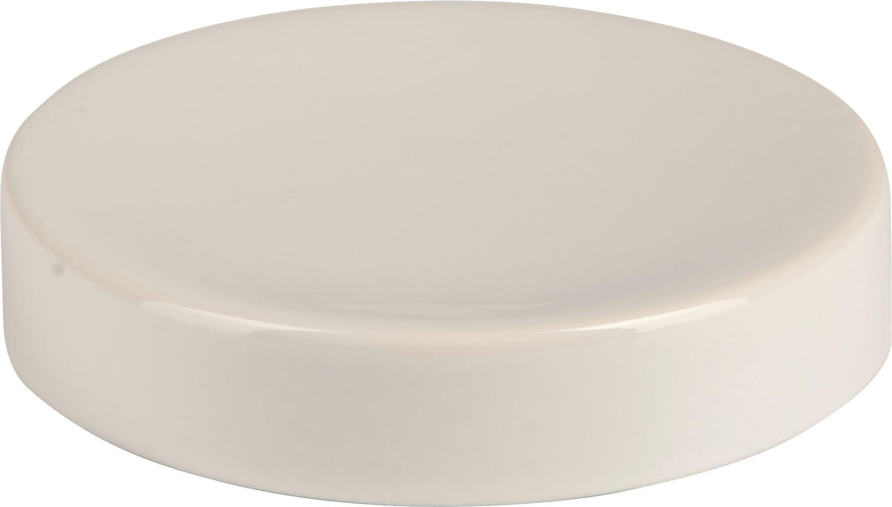 SEIFENSCHALE Keramik  - Weiß, Basics, Keramik (12,4/2,7/12,4cm) - Sadena