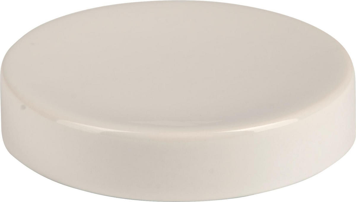 MISKA NA MYDLO biela - biela, Basics, keramika (12,4/2,7/12,4cm) - Sadena