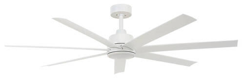 DECKENVENTILATOR 137/35 cm   - Weiß, Basics, Kunststoff/Metall (137/35cm) - P & B
