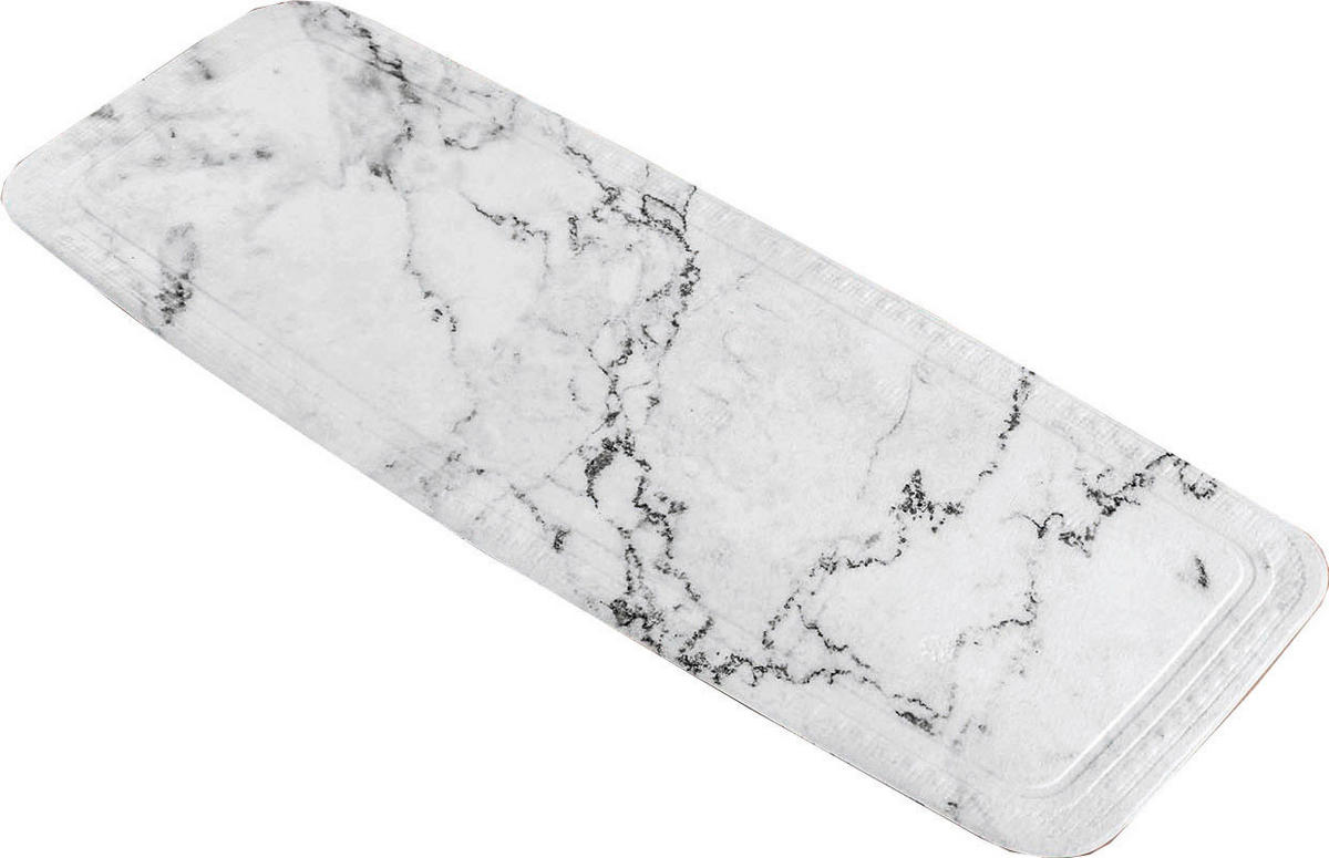 ULOŽAK ZA KADU  bijela  MARBLE  - bijela, Konvencionalno, plastika (36/92cm) - Kleine Wolke