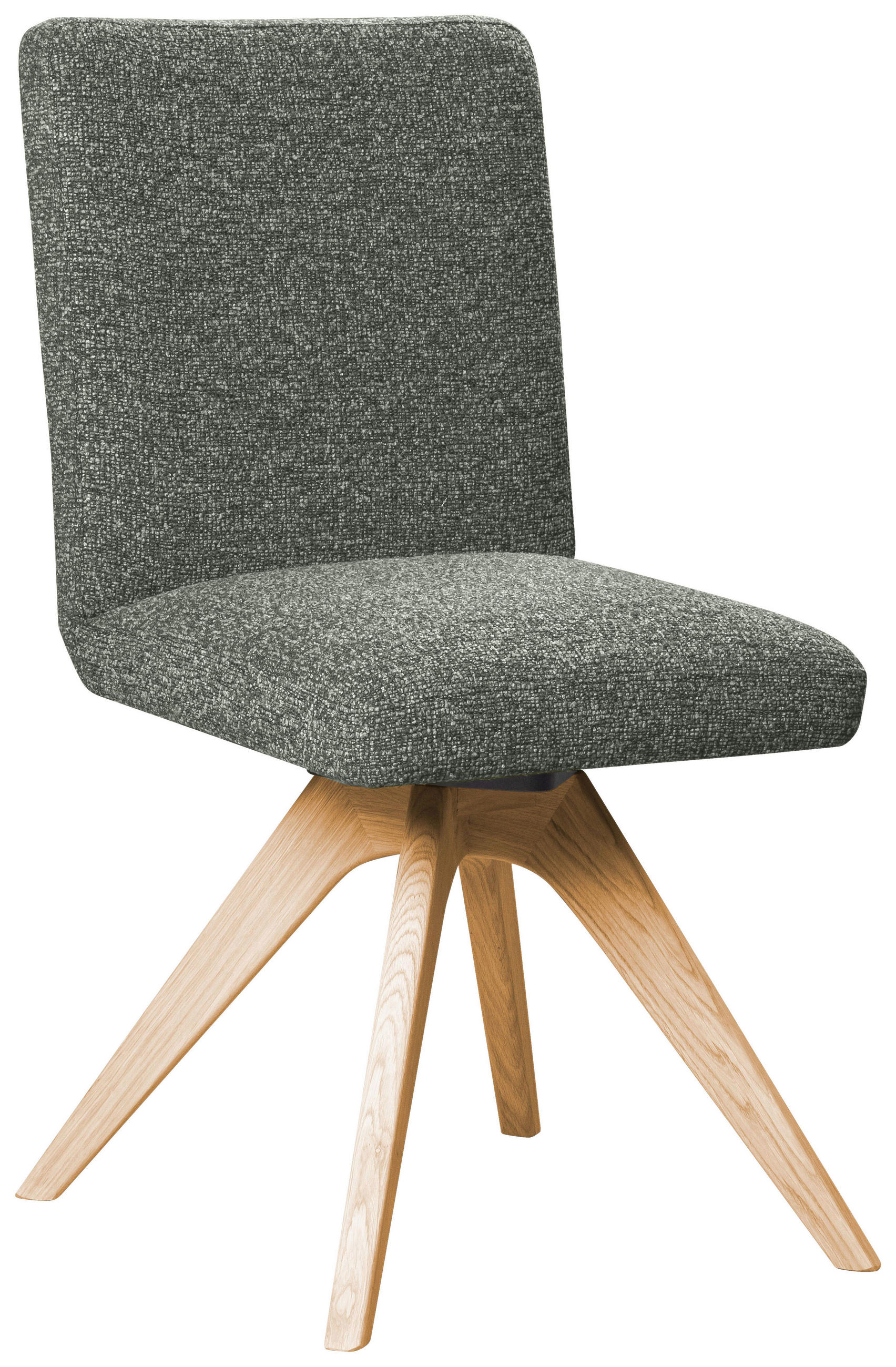 STUHL  Stoffauswahl, Typenauswahl Webstoff  Grün  - Eichefarben/Grün, KONVENTIONELL, Holz/Textil (47/89/60cm) - Linea Natura
