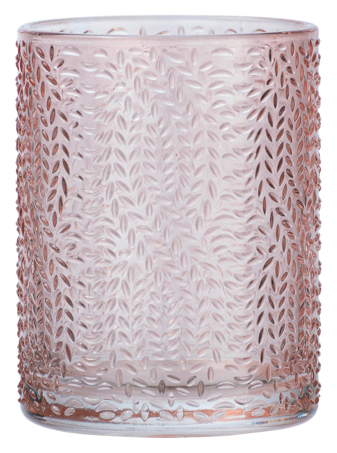 ZAHNPUTZBECHER Glas  - Rosa, Basics, Glas (7,5/10/7,5cm) - Wenko