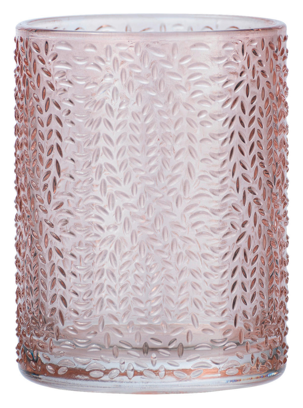 ZAHNPUTZBECHER Glas  - Rosa, Basics, Glas (7,5/10/7,5cm) - Wenko