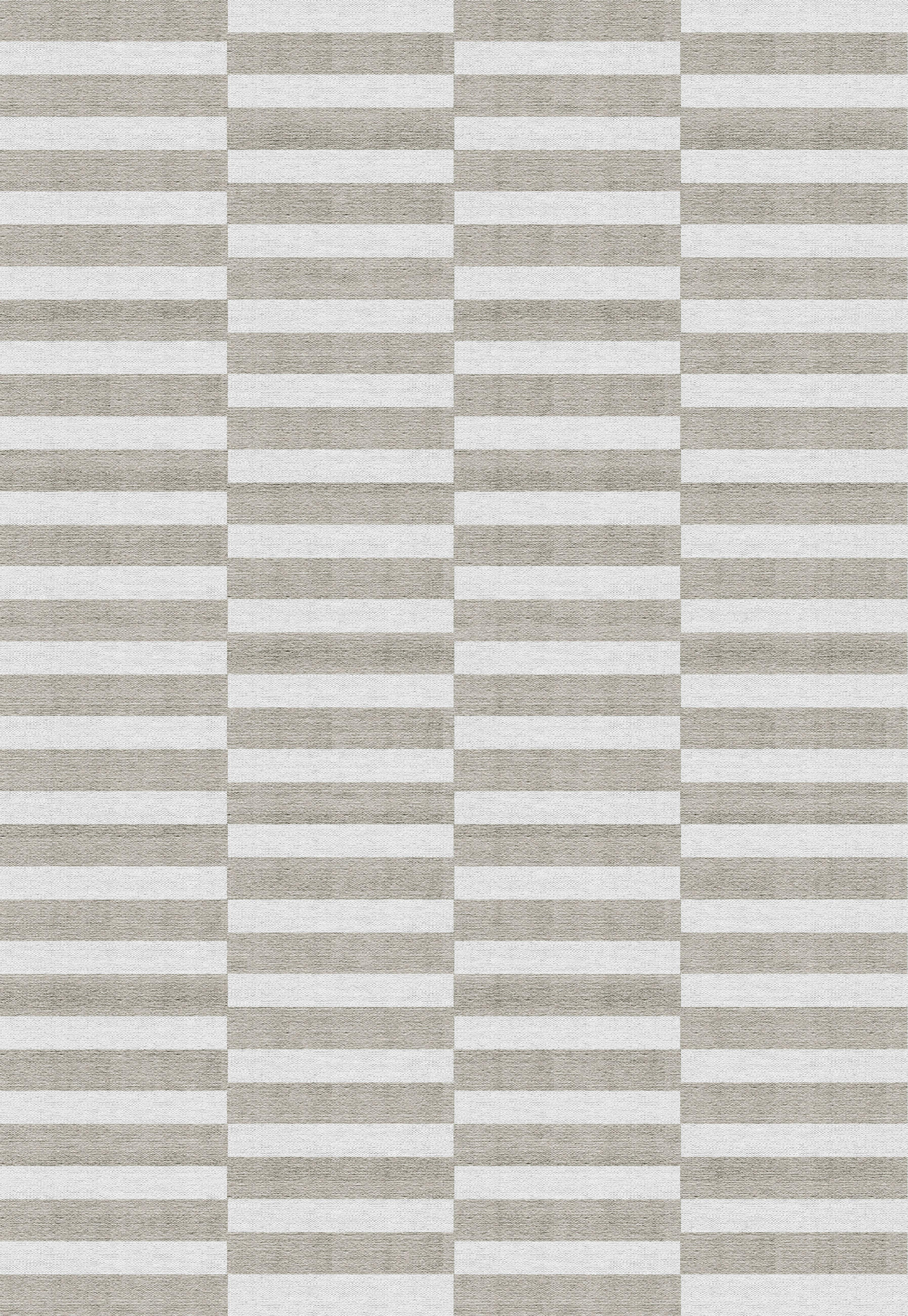 TUFTTEPPICH 80/150 cm MESIO STRIDER Grauweiß, Eiche grau  - Eiche grau/Grauweiß, Design, Kunststoff/Textil (80/150cm) - Lindorug