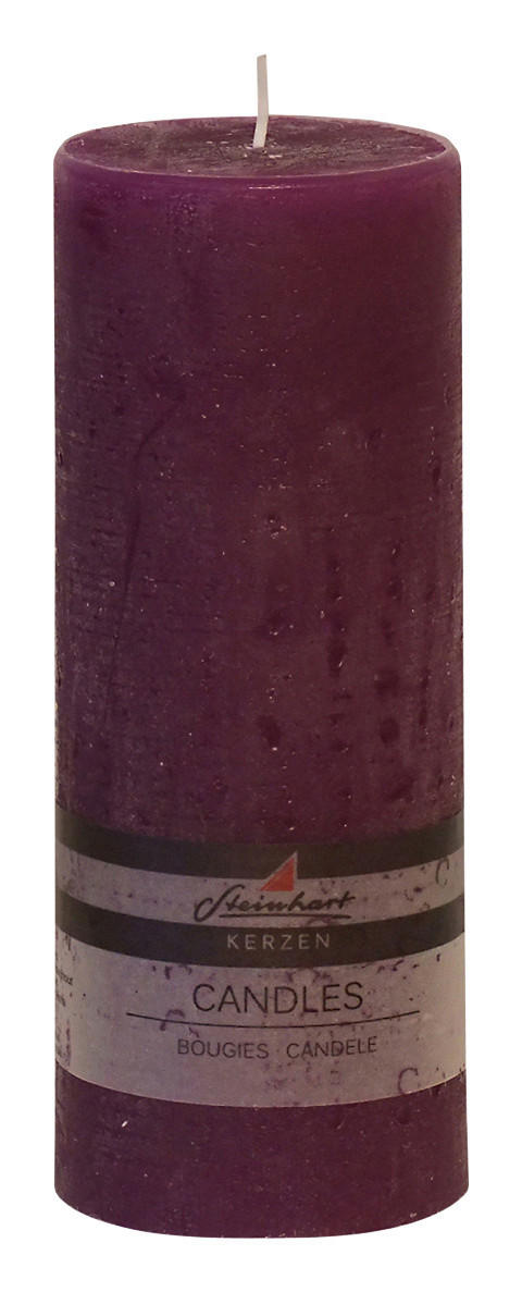 STUMPENKERZE 7,8/20 cm  - Brombeere, Basics (7,8/20cm) - Steinhart